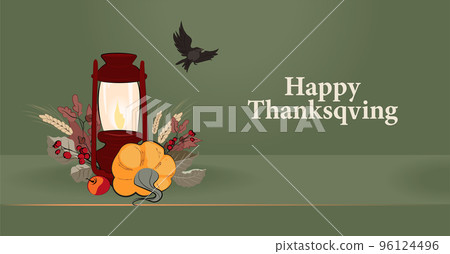 Happy Thanksgiving holiday vector design template for websites, posters, banners. Happy Thanksgiving with traditional food, turkey, pies, pumpkins and fruits. Vector website template Happy Thanksgiving holiday vector design template for websites, posters, banners. Happy Thanksgiving with traditional food, turkey, pies, pumpkins and fruits. Vector website template 96124496
