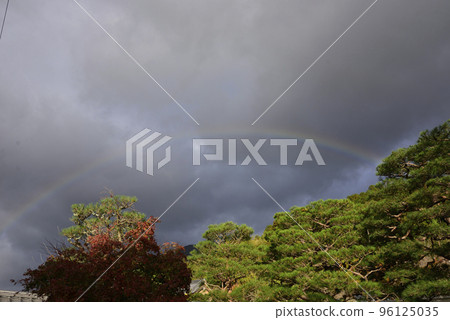 Rainbow seen from Enkoji Temple 96125035