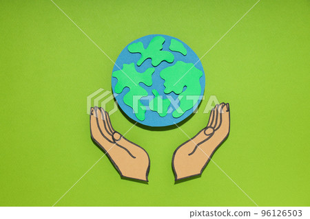 Concept of Save the world and Recycling 96126503