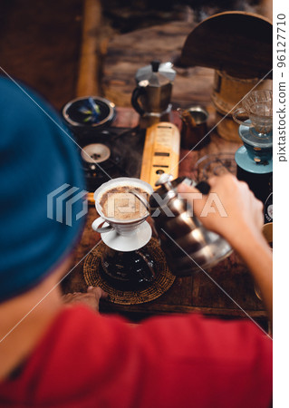 Coffee, coffee making and drip coffee in house 96127710