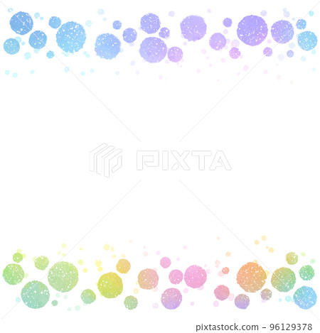 Colorful polka dot frame material Colorful polka dot frame material 96129378
