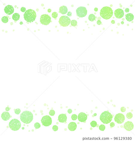 Green polka dot frame material Green polka dot frame material 96129380