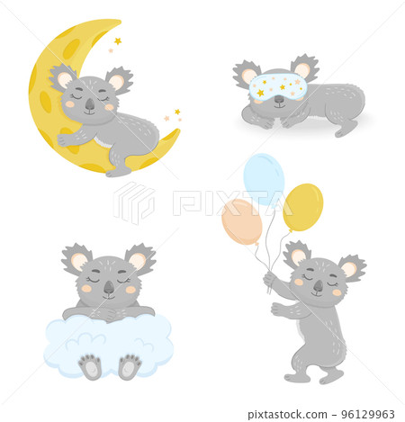 Set with a sleeping koala Set with a sleeping koala 96129963