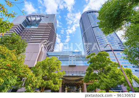 Imperial Hotel Osaka and OAP Plaza surrounded by greenery 96130652