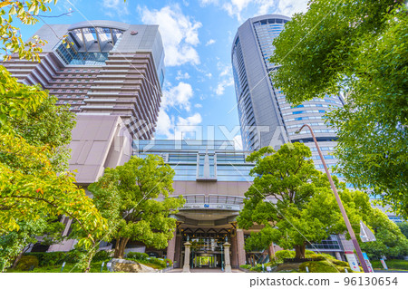 Imperial Hotel Osaka and OAP Plaza surrounded by greenery 96130654