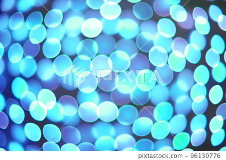 Abstract background, defocused turquoise lights bokeh 96130776