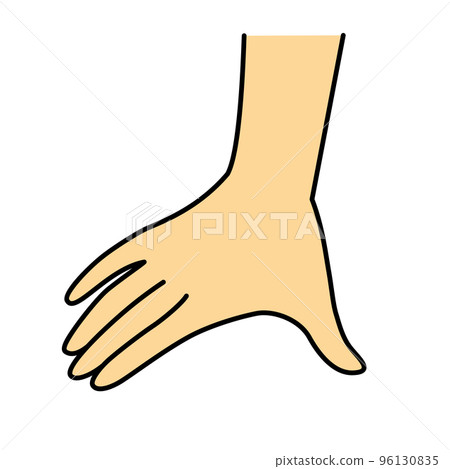 hand back of hand 96130835