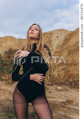 Close up outdoor portrait of young beauty blondie caucasian girl Close up outdoor portrait of young beauty blondie caucasian girl 96131474