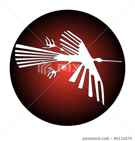 Geoglyph of the condor from Nazca 96132074