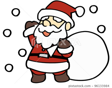 christmas santa claus illustration material 96133984
