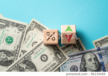 U.S. dollar deposit interest rate hike interest rate cut economy Interest rate raise drop ドル 96134489
