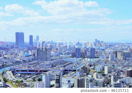 Panoramic view of Osaka City Central Wholesale Market 96135721