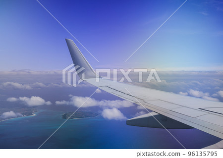 Miyakojima, Okinawa Prefecture, view from the plane Miyakojima, Okinawa Prefecture, view from the plane 96135795