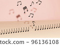Musical notes broke the line 96136108