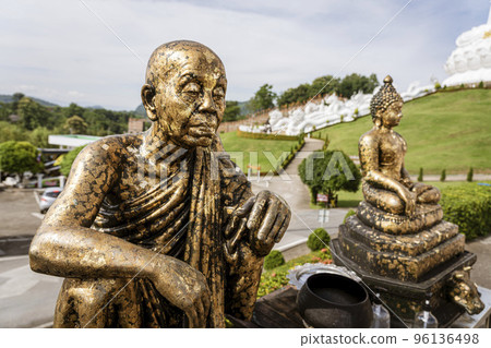 The Temple of Mercy (Guanyin) in Chiang Rai, Thailand sits on top of a mountain has a series of The Temple of Mercy (Guanyin) in Chiang Rai, Thailand sits on top of a mountain has a series of 96136498