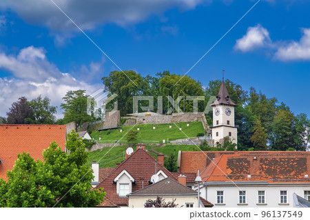 Castle Hill in Bruck an der Mur, Austria Castle Hill in Bruck an der Mur, Austria 96137549