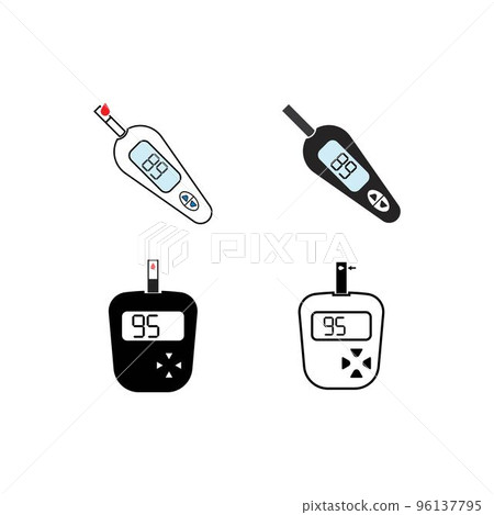 blood sugar meter icon blood sugar meter icon 96137795