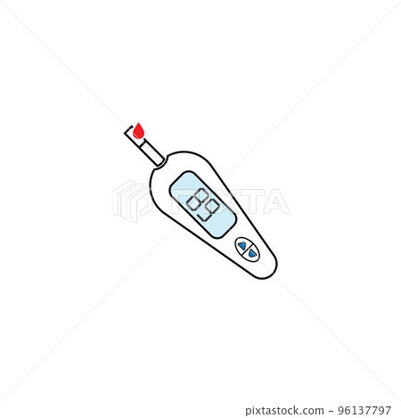 blood sugar meter icon blood sugar meter icon 96137797