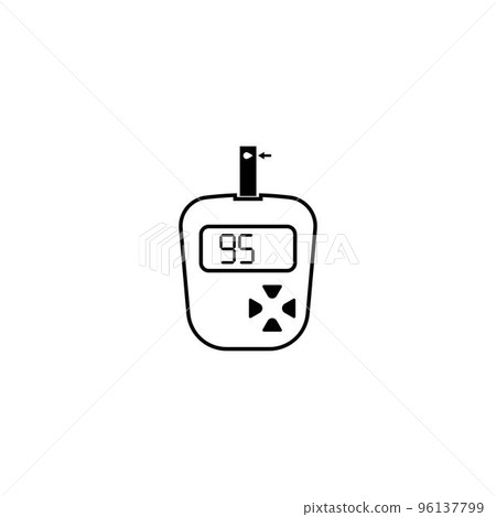 blood sugar meter icon blood sugar meter icon 96137799