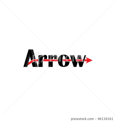 letter A and arrow logo 96138161