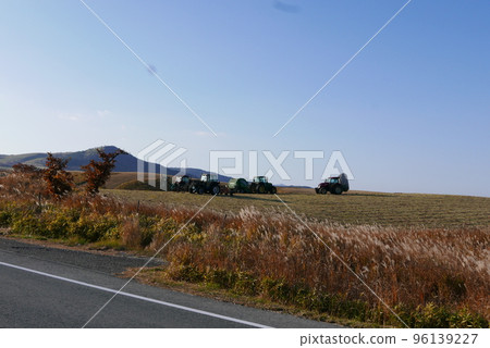 The Aso area is home to the worlds biggest inhabited volcanic caldera, known as Mount Aso.  It is also Japans largest grassland area and home to some gorgeous scenery. 96139227