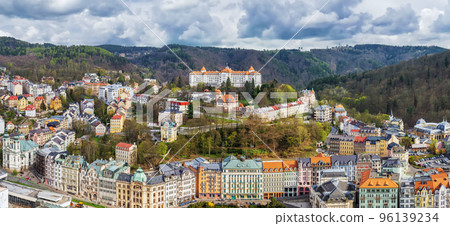 View of Karlovy Vary, Czech republic 96139234