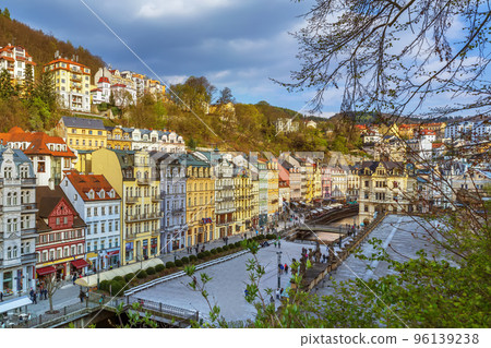 City center of Karlovy Vary, Czech republic City center of Karlovy Vary, Czech republic 96139238