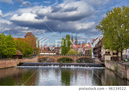 Max bridge (Maxbrucke), Nuremberg, Germany Max bridge (Maxbrucke), Nuremberg, Germany 96139522