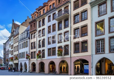 Street in Strasbourg, France Street in Strasbourg, France 96139552