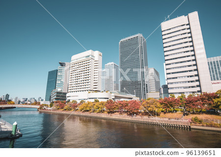 Osaka City, Osaka Prefecture Autumn scenery of Osaka Business Park 96139651