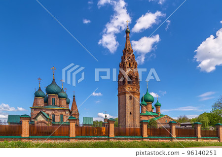 Temple ensemble in Korovniki, Yaroslavl, Russia 96140251