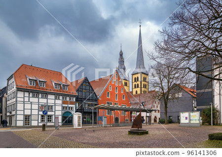 Square in Lemgo, Germany Square in Lemgo, Germany 96141306