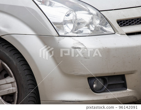 damaged front bumper after an accident damaged front bumper after an accident 96142091