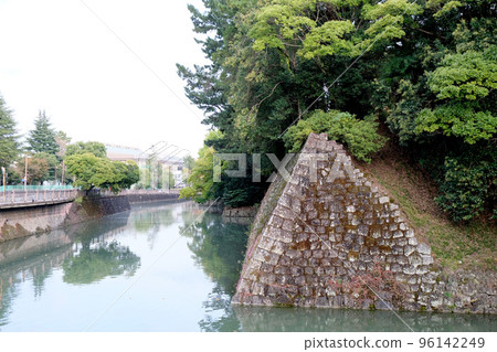 Sunpu Castle Park near the northwest corner 2 Sunpu Castle Park near the northwest corner 2 96142249