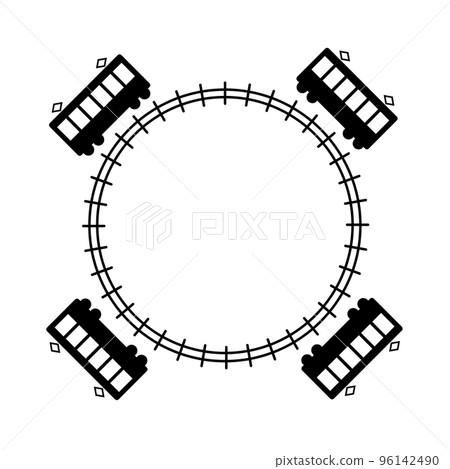 Route map image of the loop line of the train 96142490