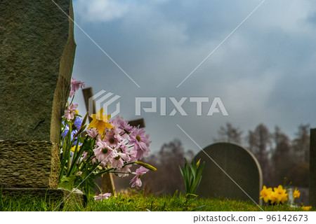 tombstones at the Old Cemetery. tombstones at the Old Cemetery. 96142673