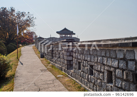 Hwaseong Fortress in Suwon city in South Korea 96142696