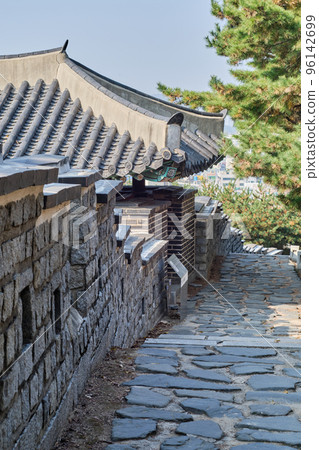 Hwaseong Fortress in Suwon city in South Korea Hwaseong Fortress in Suwon city in South Korea 96142699