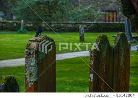 Cemetery in the Lake District area. 96142804