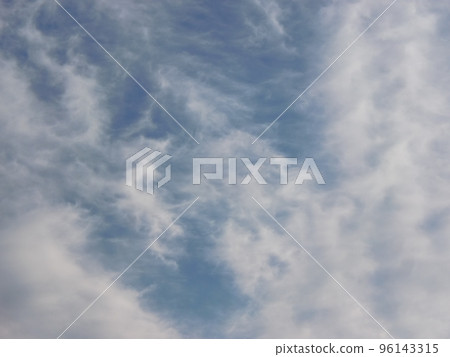 White clouds in blue sky 96143315