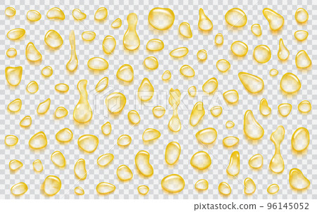 Transparent yellow drops Transparent yellow drops 96145052