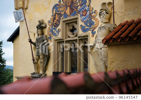 Castle of Hohenschwangau in Fussen, famous landmark of Bavaria, Germany 96145547