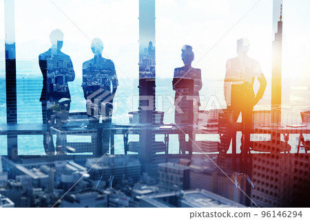 Group of business partner looking for the future. Concept of corporate and startup 96146294