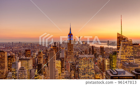 【美國風景】紐約曼哈頓夜景 96147813