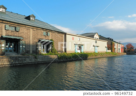 北海道的小樽運河 北海道的小樽運河 96149732
