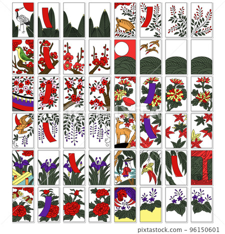 Hanafuda sticker (no background) 96150601