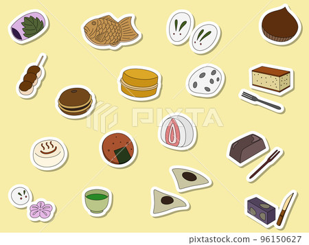 日本糖果圖標集貼紙 96150627