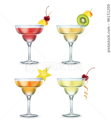 Set of Margarita cocktails Set of Margarita cocktails 96151209