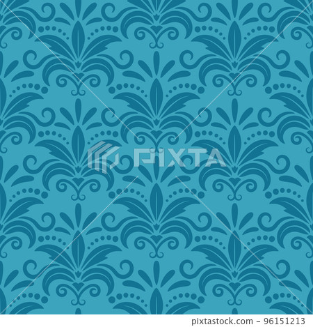 Royal wallpaper with damask seamless floral pattern 96151213