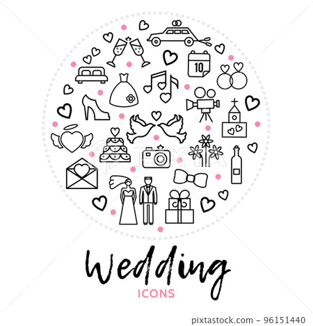 Wedding Round Concept Wedding Round Concept 96151440